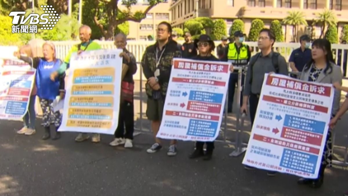 光復災民嗆政院未回應！　卓揆：我們都聽得到。（圖／TVBS）