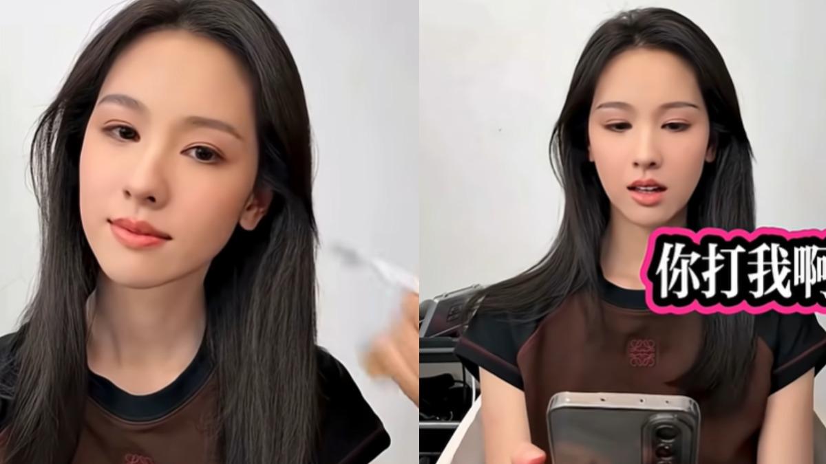 陳都靈上月直播被懷疑遭人替換。(圖/翻攝自@jimmydq YT頻道)