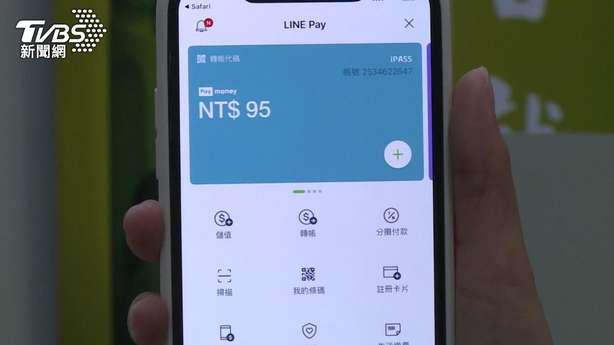 iPASS MONEY明年將正式從LINE頁面移除,但不影響功能使用。(圖/TVBS)