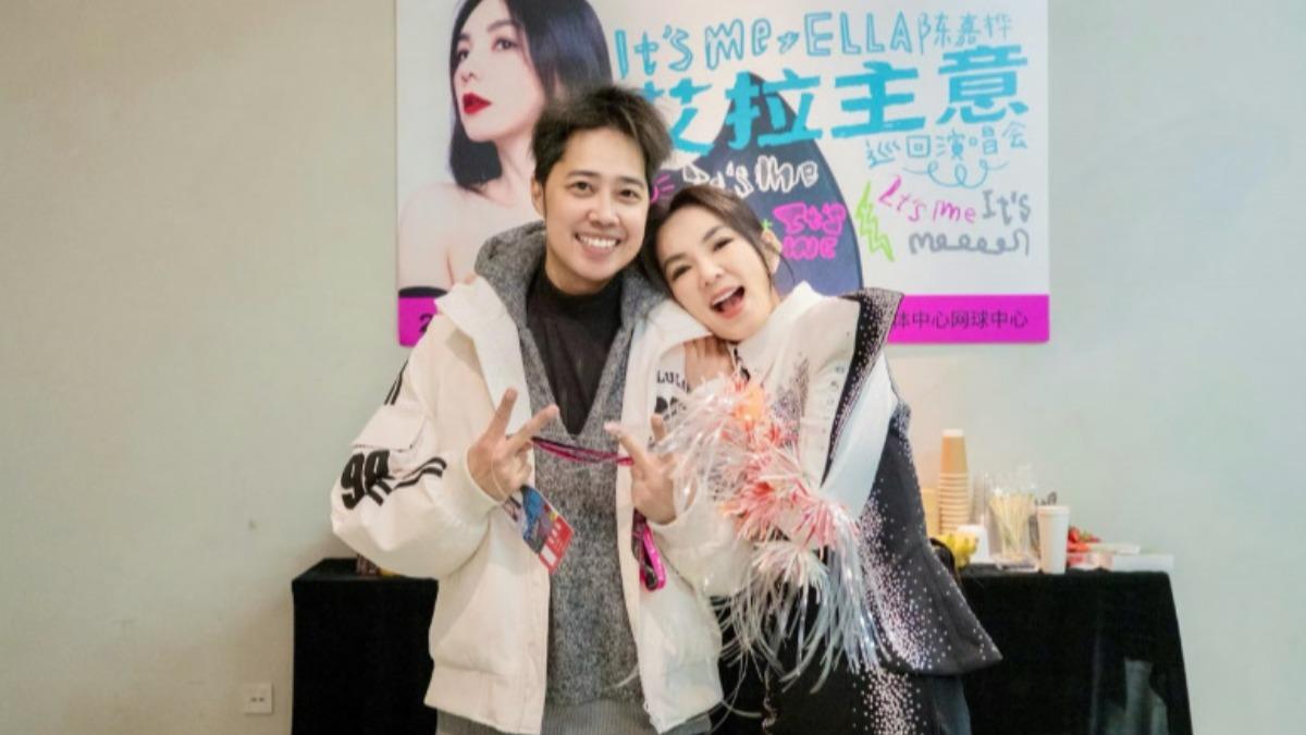 TANK去看Ella演唱會。（圖／翻攝自TANK微博）