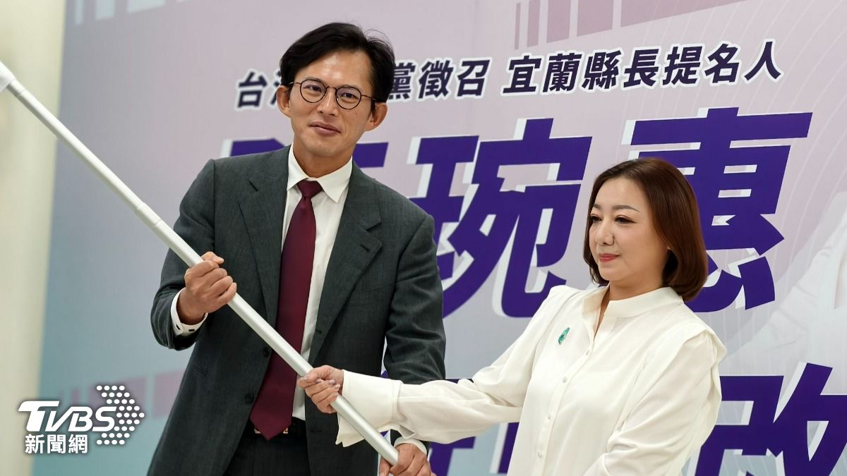 民眾黨徵召前立委、宜蘭縣黨部主委陳琬惠參選宜蘭縣長。（圖／劉庭宇攝）