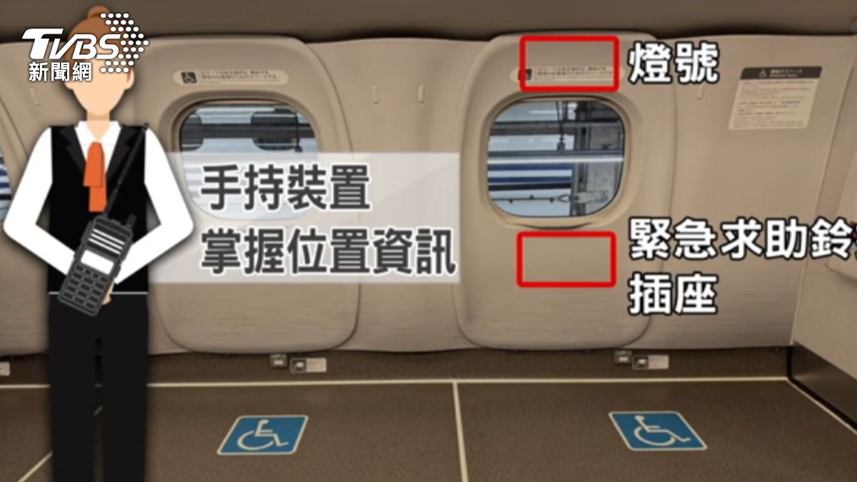 高鐵新車廂無障礙升級。(圖/TVBS)