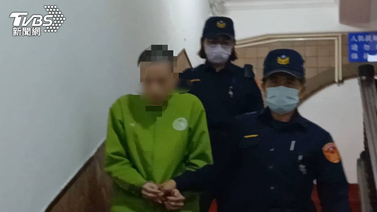 陳男還押。（圖／TVBS）