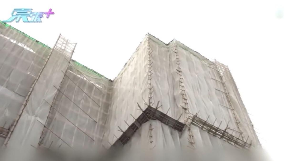 多社區用山東棚網,港媒踢爆檢測報告造假。(圖/TVB東張西望)
