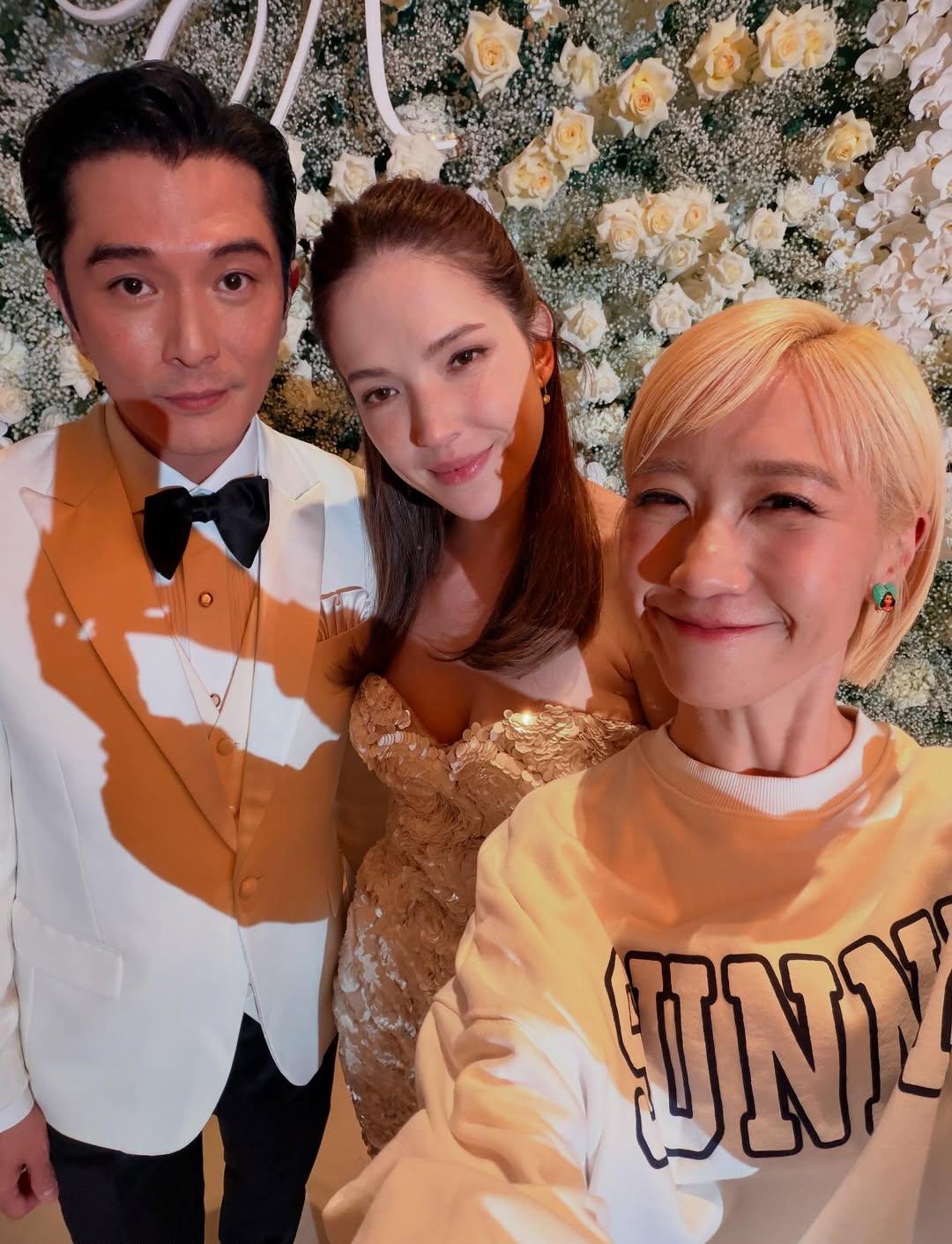 Lulu(右)和邱澤、許瑋甯開心合影。(圖/翻攝自Lulu IG)