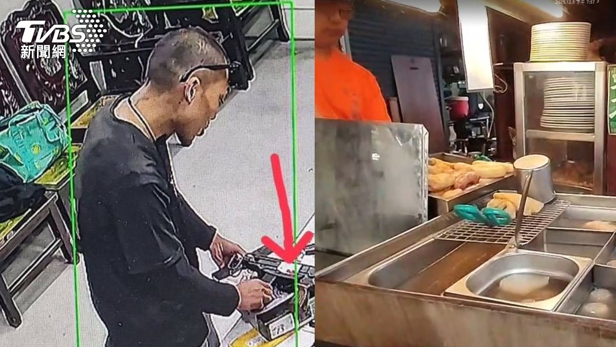 吃30元黑輪掉衝鋒槍?全店嚇到不敢撿 台中男遭逮喊「防身」