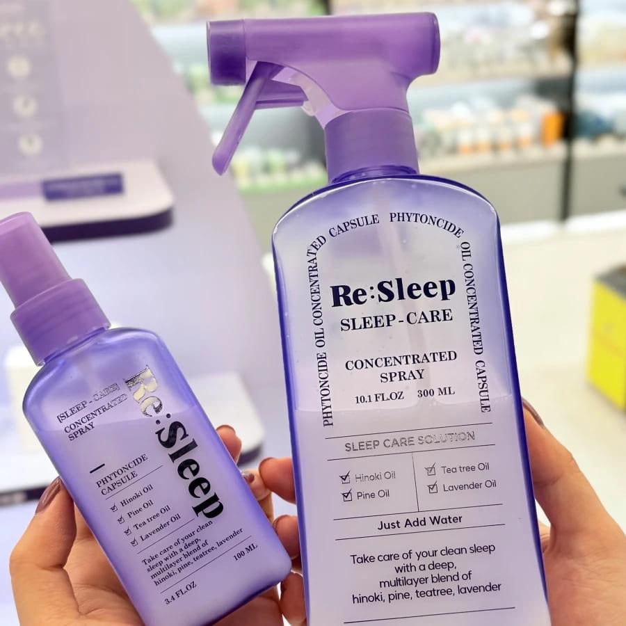 Re:Sleep 使用100% 蘆薈萃取＋真實芬多精精油 3%。（圖／女人我最大提供）
