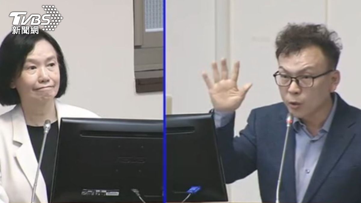 農業部次長杜文珍與國民黨立委鄭正鈐。(圖/TVBS)