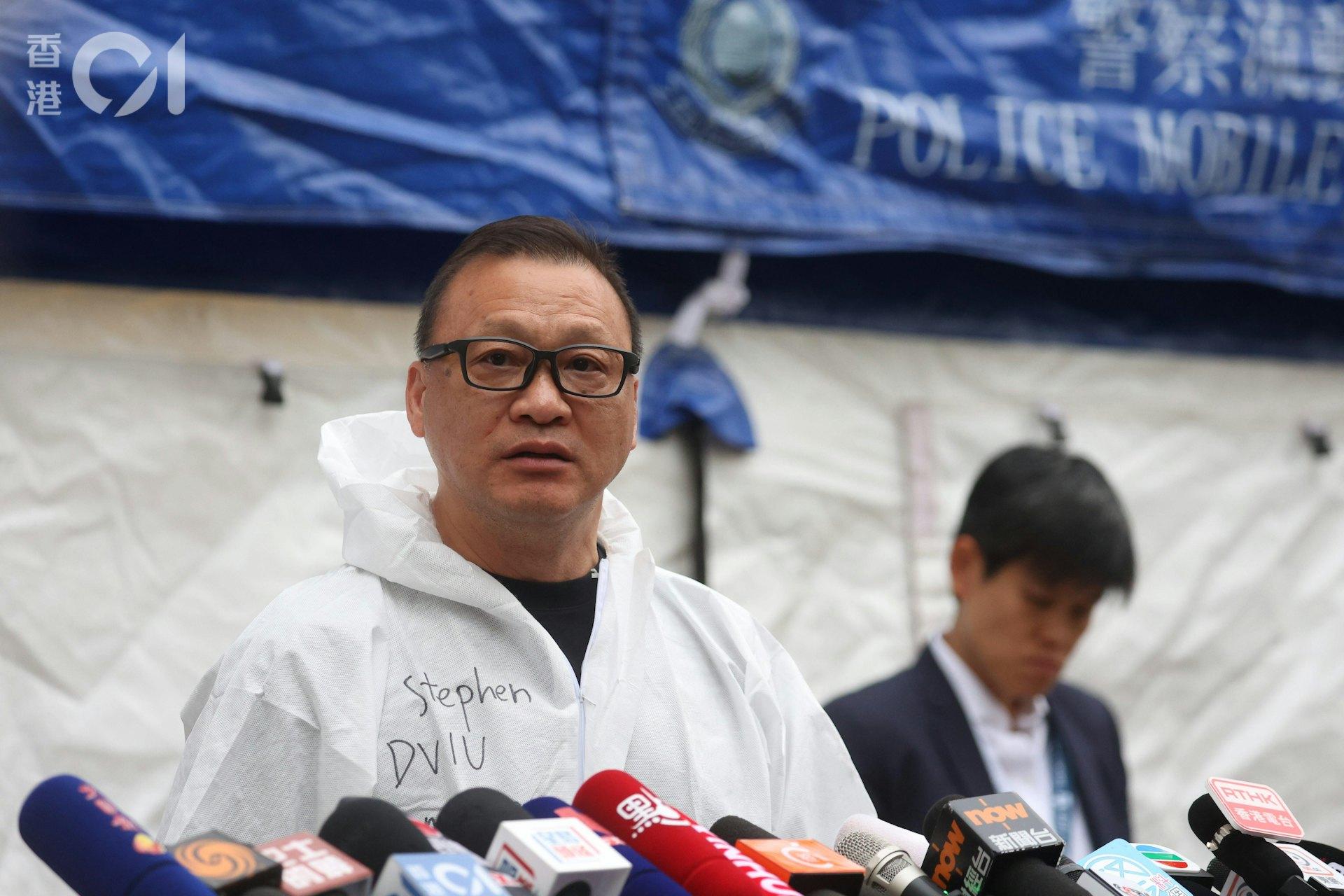 香港警方災難遇害者辨識組總結尋找罹難者的工作。（圖／香港01）
