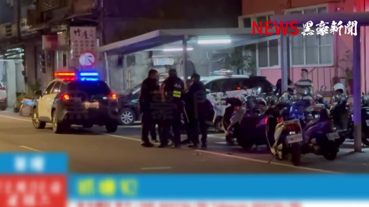 男子侵占遭拘提,路過警局被逮。(圖/翻攝自 黑色豪門企業)
