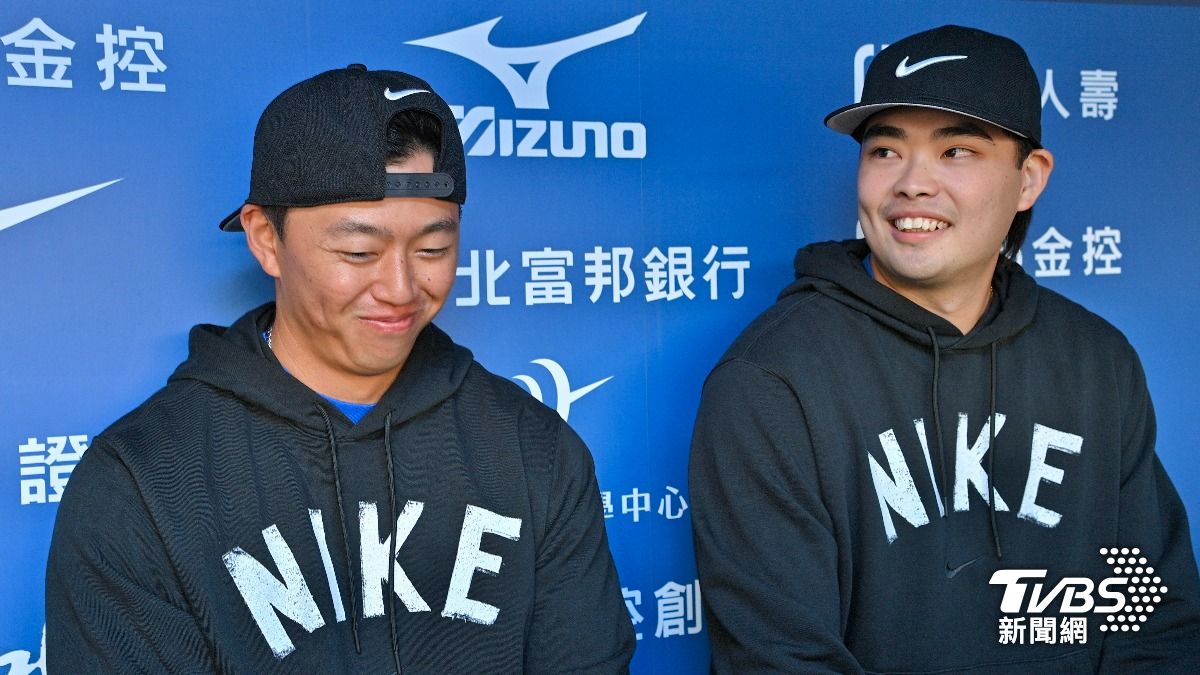 海盜雙星鄭宗哲、陳柏毓。（圖／胡瑞麒攝）