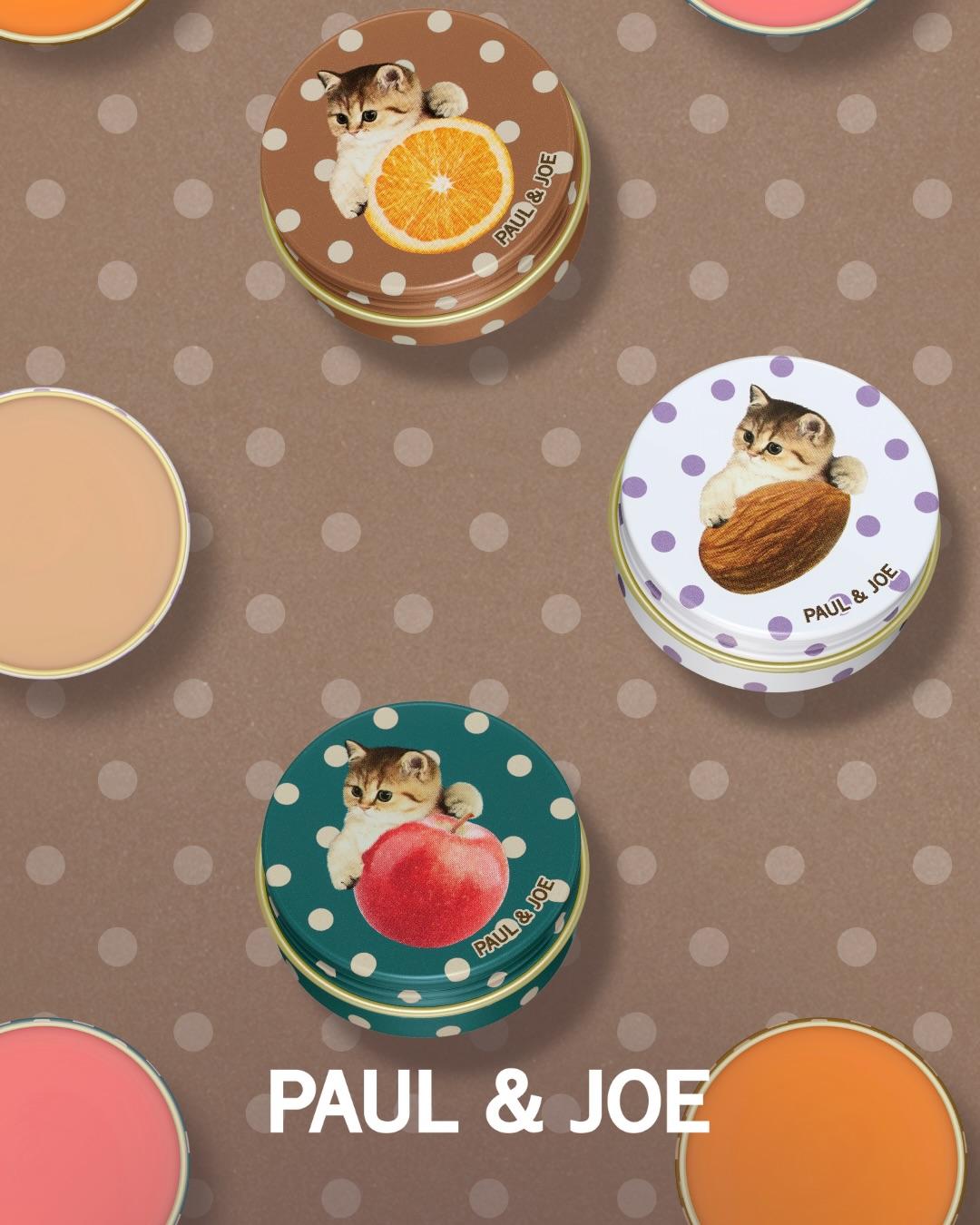 PAUL&JOE甜點貓咪限量護唇膏。（圖／翻攝自＠paulandjoe_beaute ig）