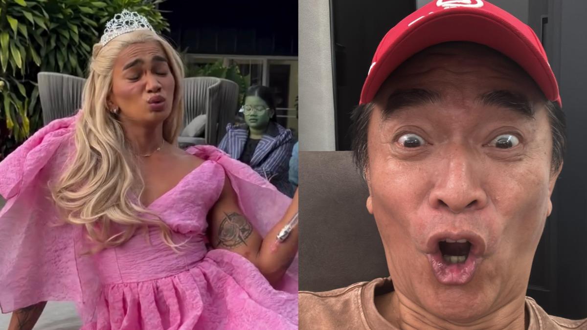 Bretman Rock表情和吳宗憲一樣浮誇。(圖/翻攝自IG)