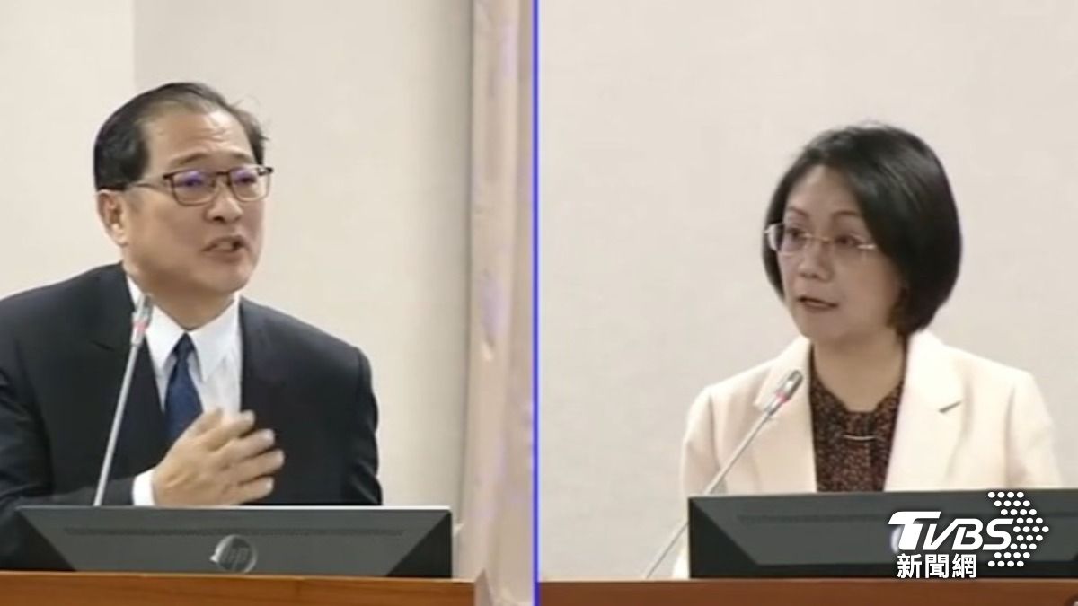 鄭銘謙與翁曉玲(圖/TVBS資料畫面)