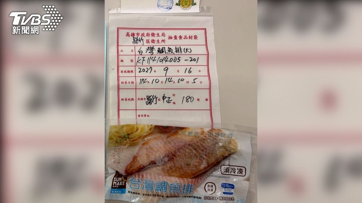鯛魚排檢測數值遭「10倍放大」,但當時檢測人員已離職,衛生局交由司法調查,釐清是故意還是過失。(圖/TVBS)