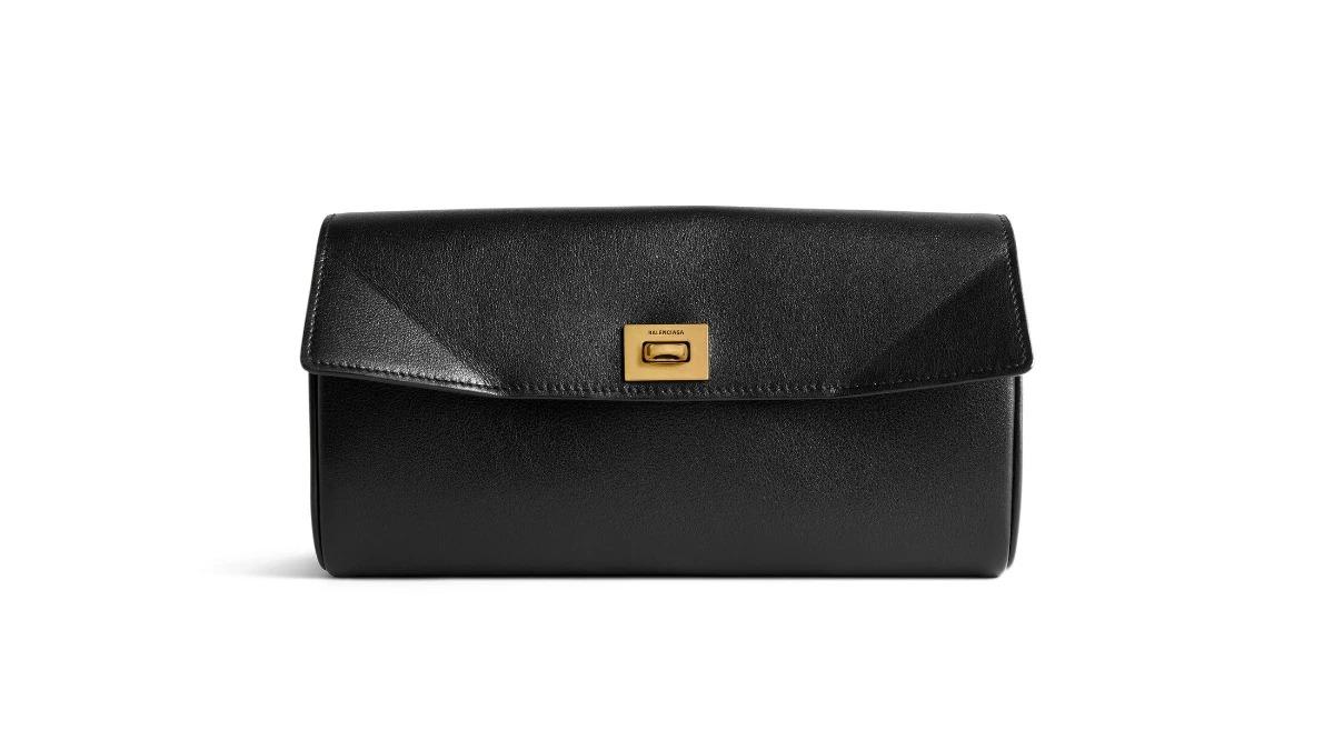 BALENCIAGA Rodeo Continental Wallet in Black。(圖/BALENCIAGA提供)
