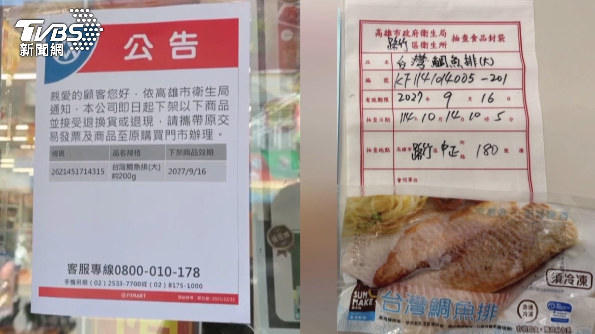 根據調查，錯誤發生於10月14日衛生局到全聯路竹公司抽查後的檢驗過程中。（圖／TVBS）