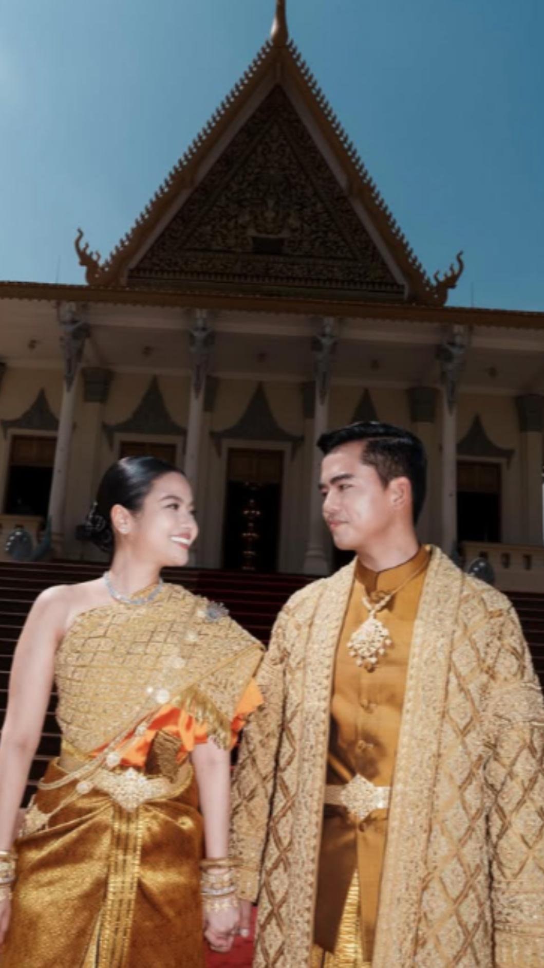 柬埔寨公主蓬索莉亞(Pongsoriya Norodom)與謝夫川英(Seav Chhuon Ing)。 (圖/翻攝自Instagram@soriya_noro)