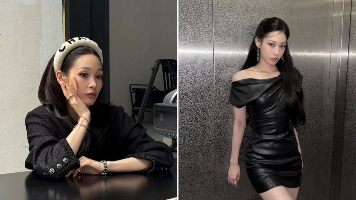 Annie的黑髮更完美襯托她的精緻五官。（圖／翻攝自Annie IG）