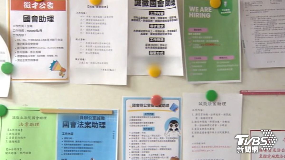 國會徵助理（圖／TVBS資料畫面）