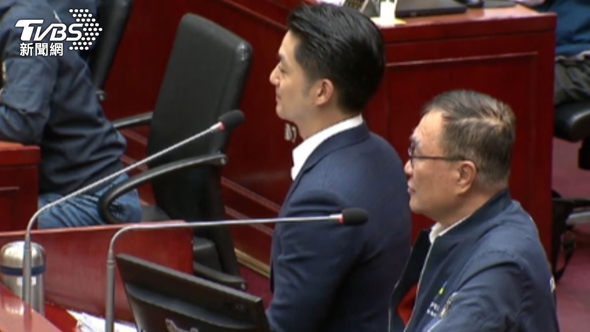 李四川曝太太反對參選 蔣萬安笑:這我很有經驗。(圖/TVBS)