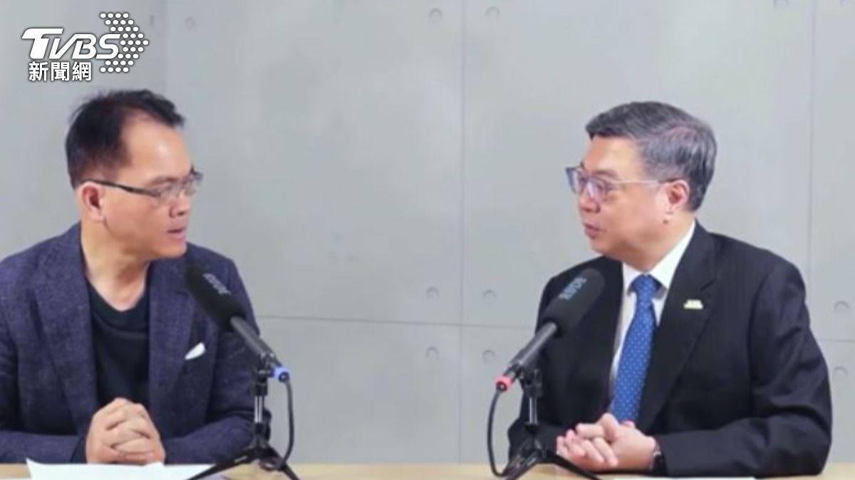 行政院長卓榮泰接受專訪。(圖/寶島聯播網YT)