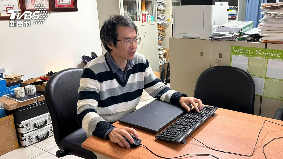 金門大學李錫捷教授期望用科技為宗族與社會帶來和諧。（圖／程子奕攝）