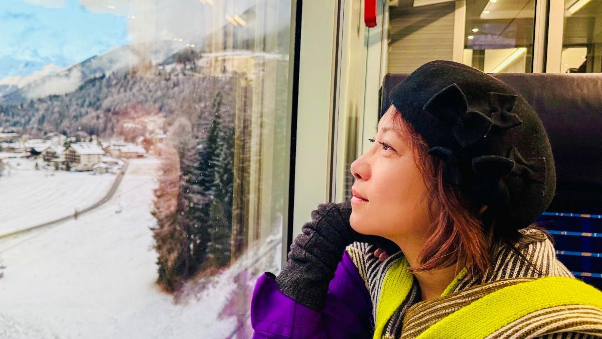 阮丹青大讚雪地有魔幻力量。(圖/羅藝x阮丹青工作室提供)