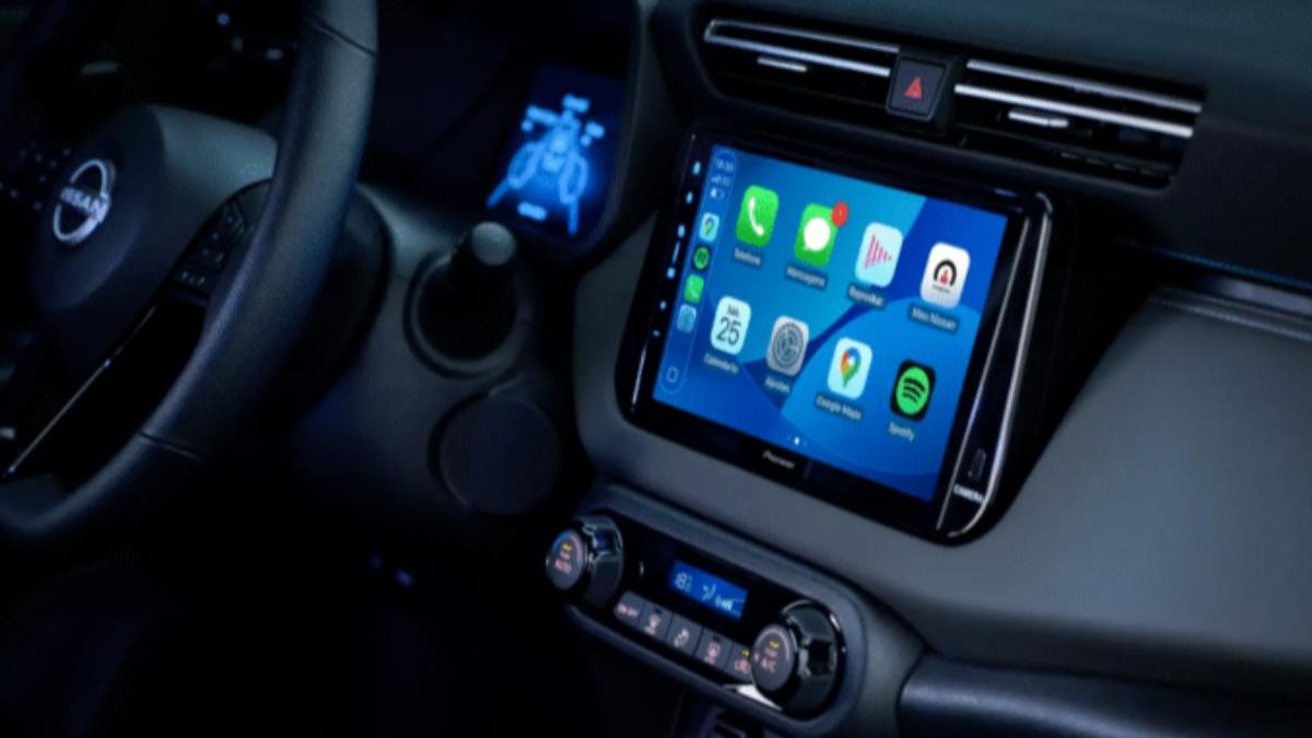 中央搭載9吋觸控螢幕,支援Apple CarPlay與Android Auto。(圖/Nissan提供)