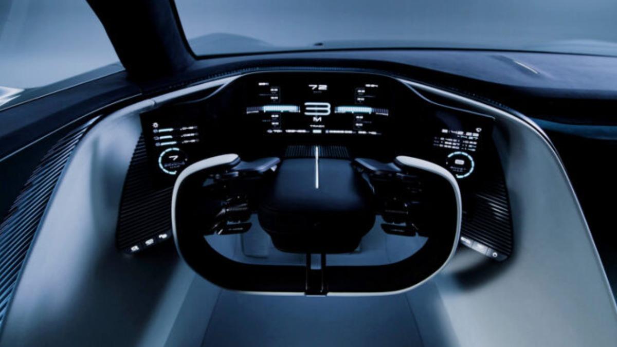 LFA Concept以駕駛者為導向,使用駕駛艙鋪陳。(圖/Lexus提供)
