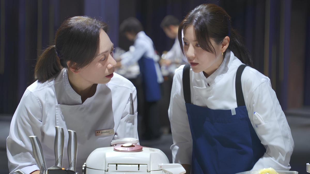 主廚Jessica即時發現林予晞的「重大失誤」。(圖/華視提供)