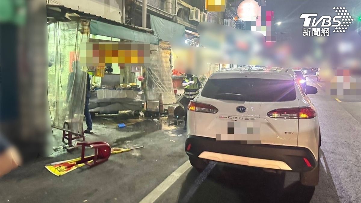肇事的陳姓駕駛被當場逮捕。(圖/TVBS)