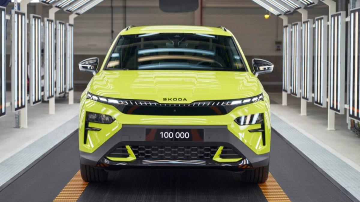 Škoda Elroq自投入量產以來,以不到十二個月的時間內成功完成第十萬輛下線。(圖/Škoda提供)