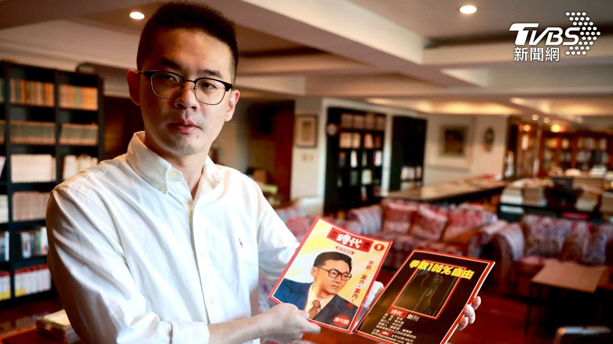 已故作家李敖兒子李戡完成父親「李敖書房」心願,整理其生前逾萬卷藏書。(圖/華子琛攝)