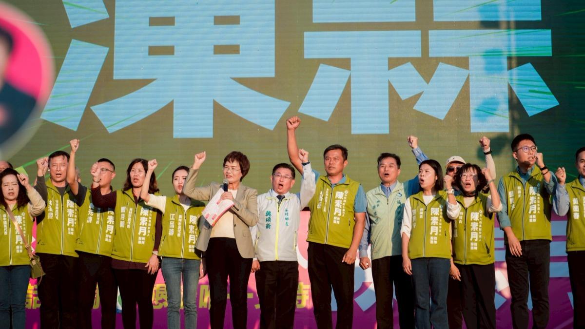 民進黨彰化縣長初選戰競爭激烈,擬參選人、綠委陳素月今(7)日舉行「團結彰化 大誓師」造勢活動。(圖/陳素月辦公室提供)