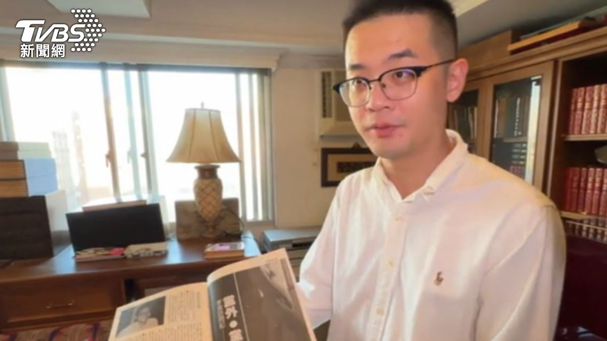 李敖兒子李戡。（圖／TVBS）