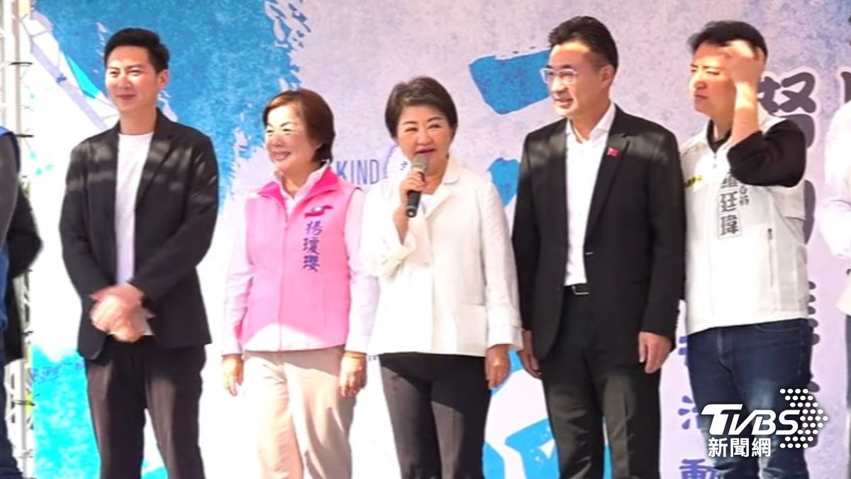盧秀燕與江啟臣與楊瓊瓔(圖/TVBS資料畫面)