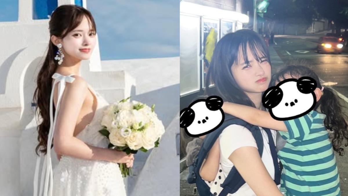 藤咲凪育有2子,7日宣布再婚喜訊。(圖/翻攝自藤咲凪IG)