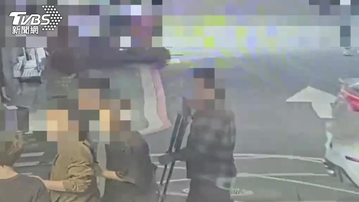 被害人前往取材拍攝遭莫名攻擊。（圖／TVBS）