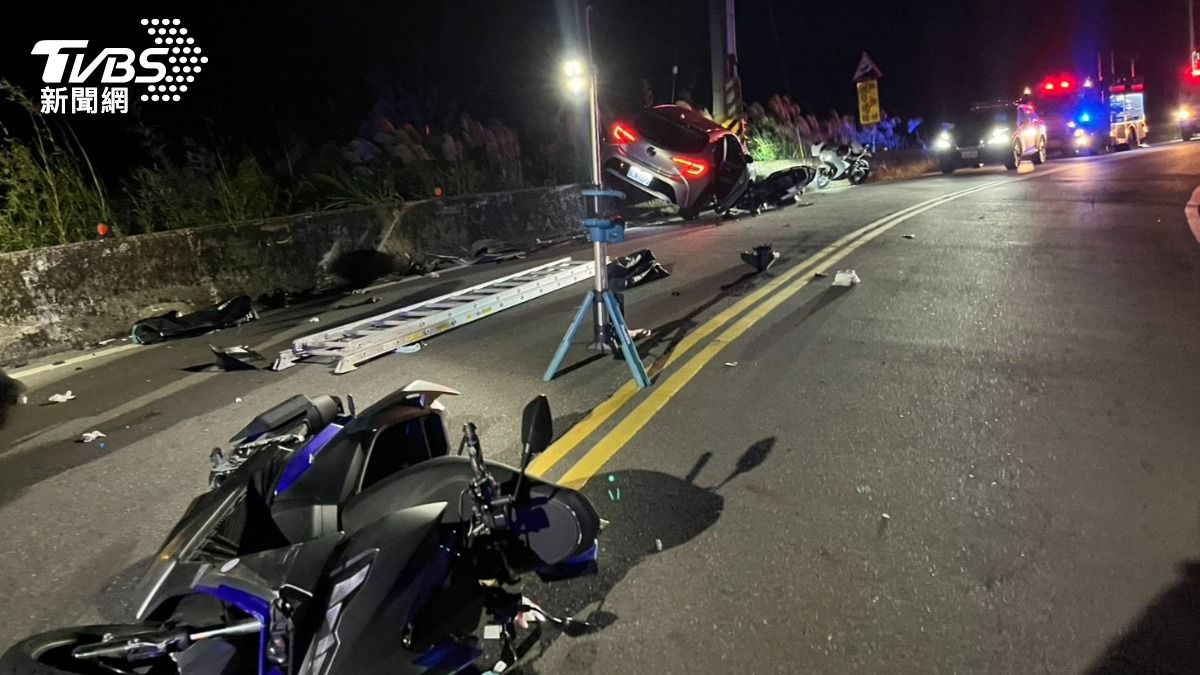 差點害死人！新北男毒駕逆撞2機車　騎士慘被撞飛摔下山谷