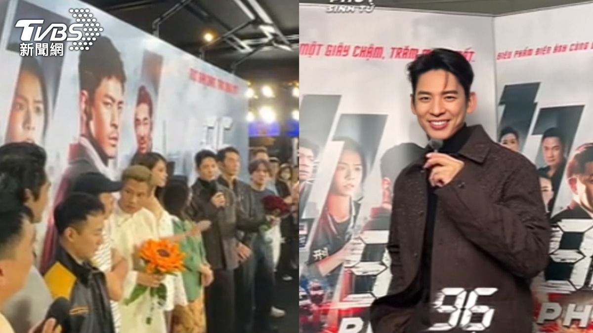 林柏宏、李李仁前進越南掀起追星熱潮。(圖/TVBS、翻攝IG@ChiKhenPhimHay2.0)