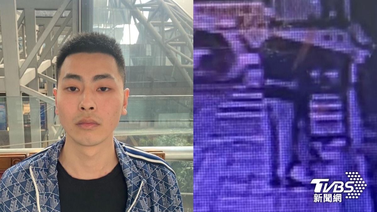 殺手海外特訓後回台狙殺，逃亡前街頭與妻相擁。（圖／TVBS）