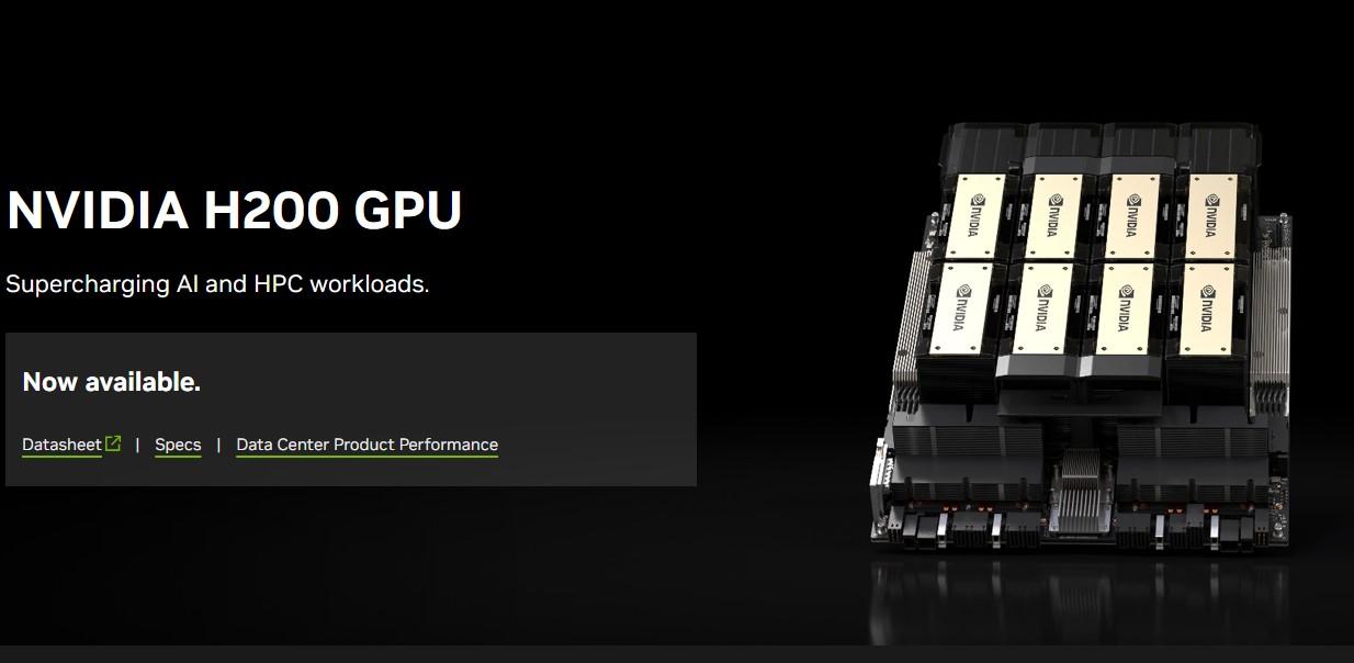 輝達 H200 晶片獲得美國總統川普銷售許可,準備登陸中國。(圖/翻攝 Nvidia)