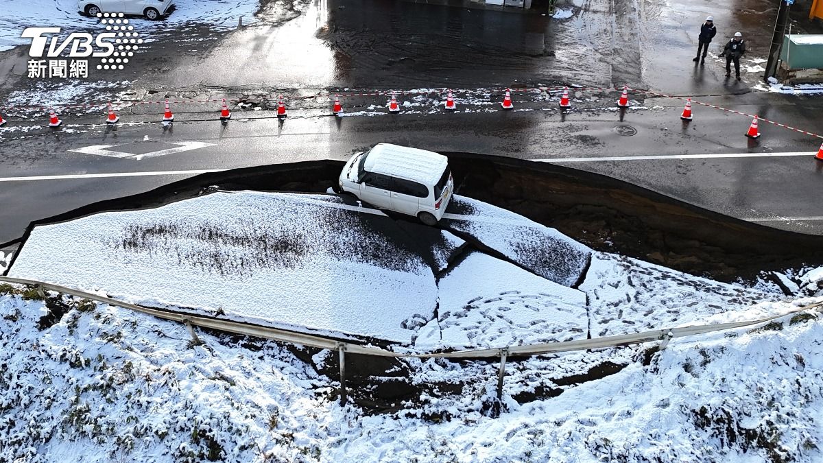 日本青森6強地震! 震央附近地殼震到「位移9公分」