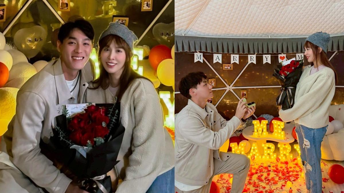 快訊/陳晨威求婚成功!捧婚戒告白大6歲中信女神 背號成超甜誓言