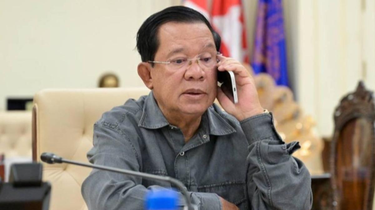 柬埔寨前總理、現執政黨主席兼高級顧問委員會主席洪森。(圖/翻攝 柬中時報)