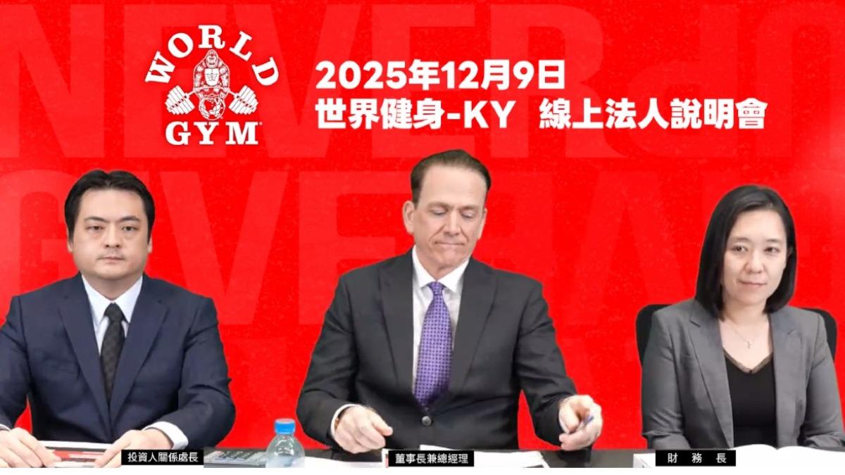 世界健身前11月營收破百億!再開10家直營店 明年攻泰國市場