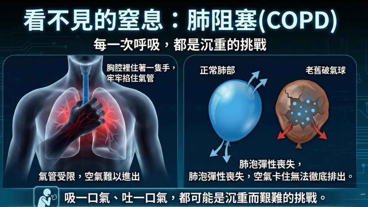 小心!劇烈溫差 醫師:肺阻塞易發病增死亡風險 (圖/TVBS)