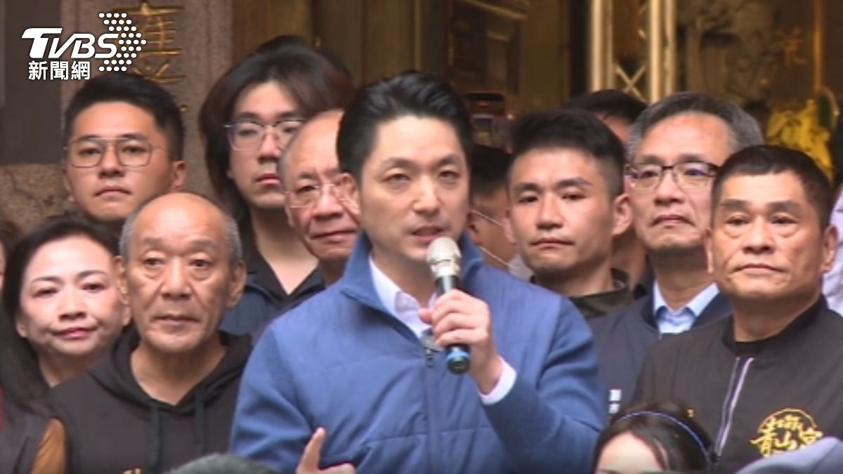青山宮暗訪起轎! 蔣萬安:萬大線拚2027通車。(圖/TVBS)