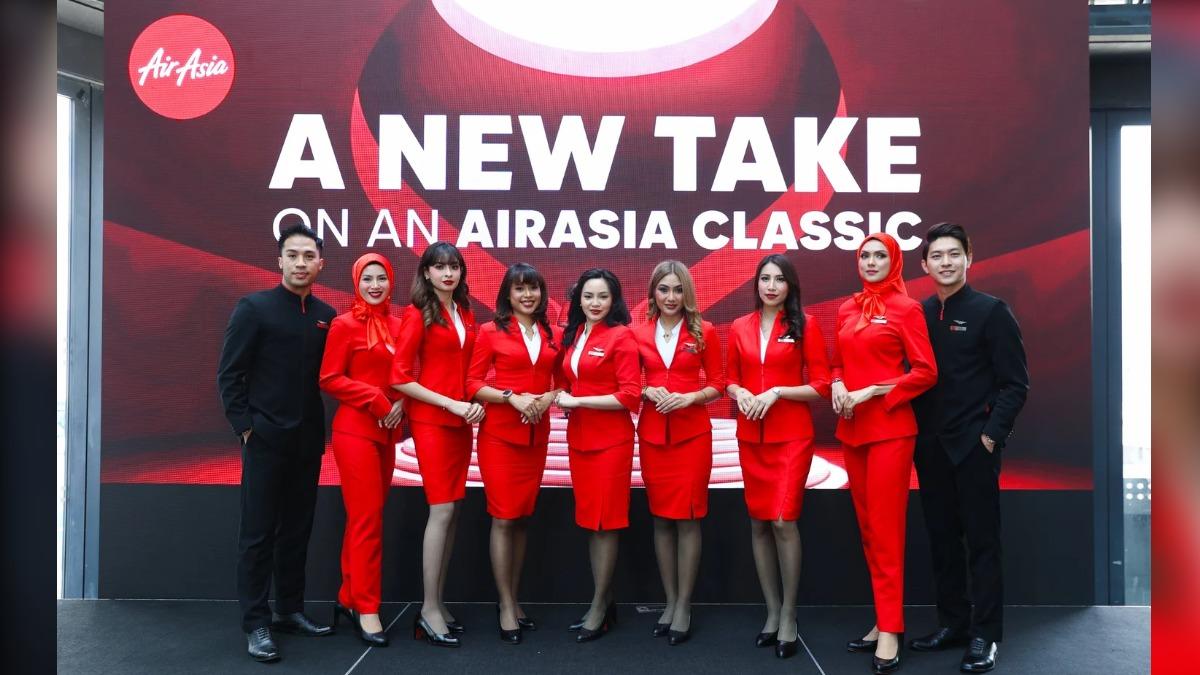 亞洲航空-AirAsia-頭巾-Hijab-女空服員-空服員頭巾-亞洲航空新制服-亞洲航空頭巾-亞洲航空長褲-齋戒月